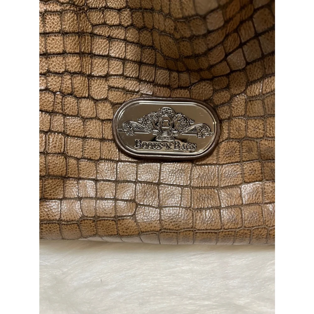Boots N’ Bags Brown Leather Large Shoulder Handbag
PreOwned. Con - Picture 4 of 10